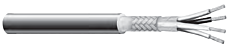 Carol&reg; C1305A Braid Shield Multiconductor Cable - 20 AWG 4 Conductor-Rubber Jacket-300V