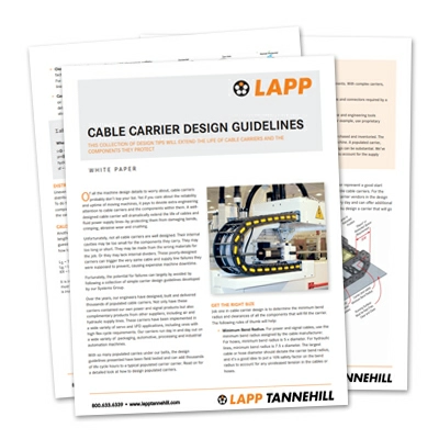 Whitepaper: Cable Carrier Design Guidelines