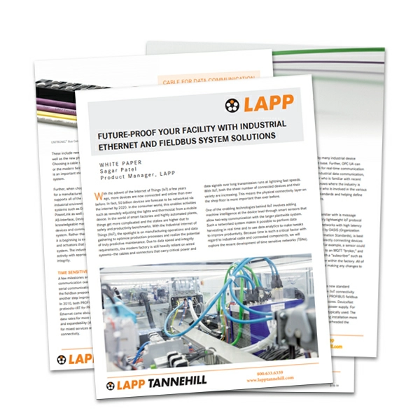 Whitepaper: Future-Proof Your Facility with Industrial Ethernet and Fieldbus System Solutions