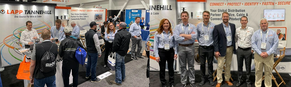 LAPP Tannehill reps at booth at EWPTE 2024