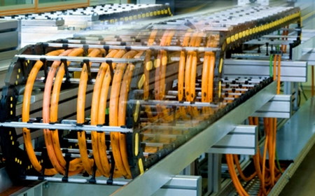 Servo Cables being used in Automation application in a factory